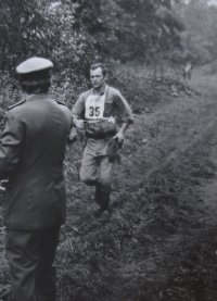 As a participant of the race Přebor Žacléř, 1975