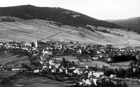 Vrbno pod Pradědem in a period photo, first half of the 20th century