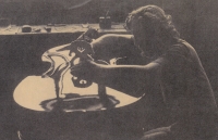 Výroba kontrabasu, Svatopluk Cagašík, Cremona Luby 1982-83