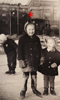 Jaroslav Škaloud with his brother Zdeněk, 1940