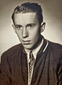 Jaroslav Škaloud, nineteen years old
