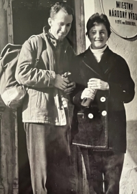 Jaroslav Škaloud, wedding with Jana Škaloudová, 1962