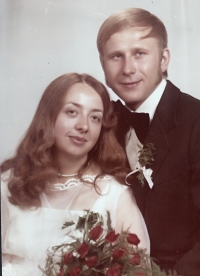 Wedding photograph 1977, Děčín