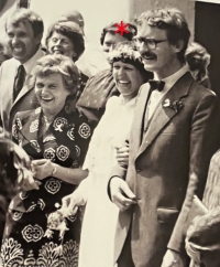 Wedding of Jana Komersová, 1980
