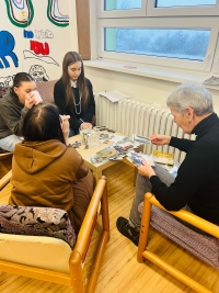 Miluše Wajshajtlová and her team in the project Stories of Our Neighbours, 2025