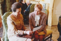 Jitka Režná with Princess Anna, 16 October 2007