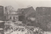 Underground house in Krašovice, condition at purchase, 1975