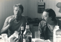 Martin Roubík (right) and Viggo Anderson, 1984