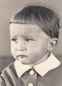 Irena Hirai at about two years old