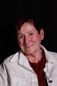 Marie Dáňová, filming for Memory of Nation, Jihlava, July 2025