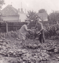 Anna Mazalová with her husband Leopold