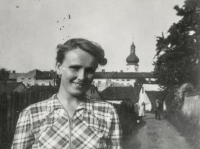 Cecílie Urbancová in Místek, August 1953