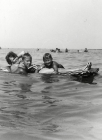 In Balaton, July 1970