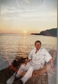 Milan Kohút during his vacation in Croatia