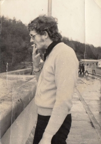 Petr Dušejovský in 1975