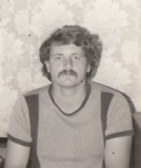 Petr Dušejovský in the first half of the 1970s