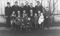 Families who lived together in one house in Stráž nad Nežárkou between 1939 and 1945