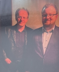 Son of Marie Loucká RNDr. Jaroslav Loucký with son Petr