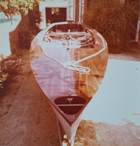 The Optimus boat on which the 1980 SP race took place