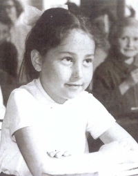 Marie Böhmová in the first class