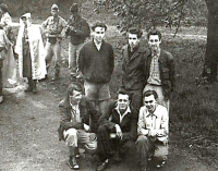 Before an orienteering race in Ždírec, 1955
