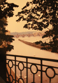 View from Janáček Embankment, Prague, circa 1984