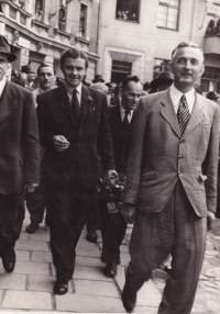 Revolutionary National Committee in 1945, Kovařík Karel in the foreground