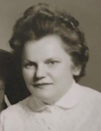 Jindřiška Fialová in her youth