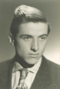 Pavel Dukát, graduation photo, 1953