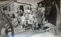 Cartwright workshop of uncle Josef Prchlík, Argentina, 1940s
