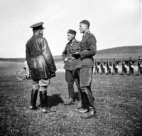 Photograph of his father as a memento of his military service in the Czechoslovak Army, unspecified, mid-1930s