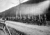 Photograph of his father as a memento of his military service in the Czechoslovak Army, unspecified, mid-1930s