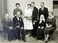 Wedding of Miloslav Komárek, March 18, 1961