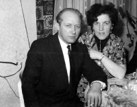 Anna Macečková with husband Jaroslav