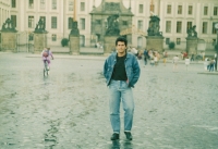 Vladimir Tepavčević in Prague, early 1990s