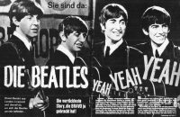 A Beatles photo from Jiří Tieftrunk's collection; a 1970s postcard