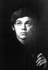 A Karel Kryl photo from Jiří Tieftrunk's collection; a 1970s postcard