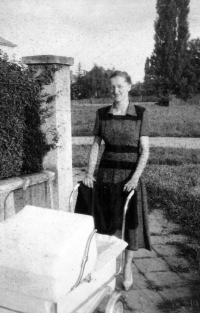 Jiří Tieftrunk's mother Vlasta, née Marková