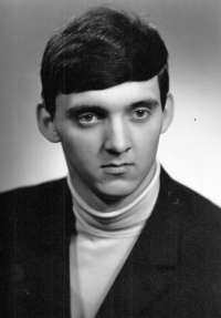 High school graduation photo, 1970