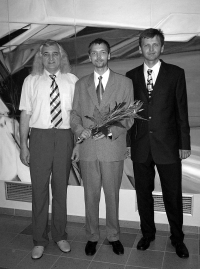 With sons Petr and Tomáš, 2006