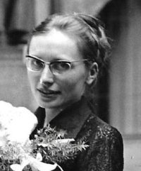 Period photo, Jana Krynská in 1972