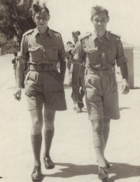 Otakar Braun and his brother Leoš in Tel Aviv