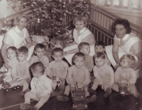 Vladimír Václavek in the nursery