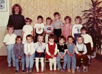 Kindergarten teacher, Újezd, about 1992