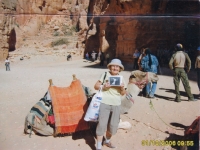 Zdeňka Lukašíková in Jordan in 2006