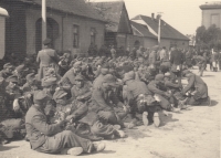 German army before going to Josefov, Na Tvrzi, Třebechovice pod Orebem, 1945