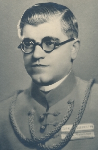 Grandfather Otakar Černý in Sokol costume