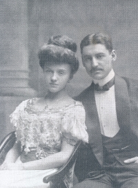 Grandfather Jaromír Hainz and his wife, undated