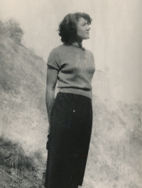 Witness's mother Marta Janíčková, née Průchová, 1950s