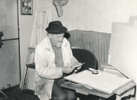 Witness's father Přemysl Janíček, circa 2000